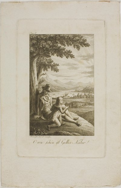 Hoe mooi is Gods natuur door Johann Heinrich Lips