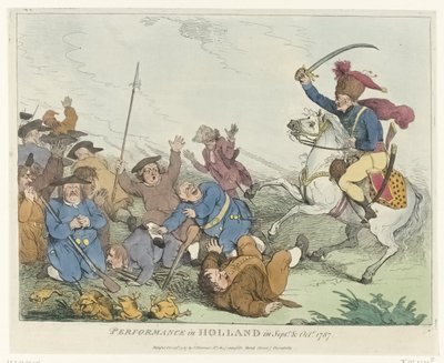 De voorstelling door Johann Heinrich Ramberg