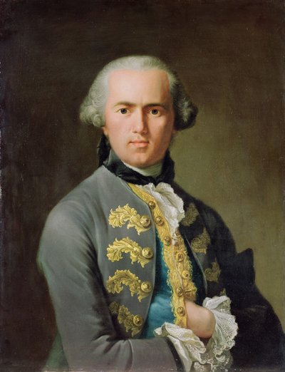 Zelfportret op middelbare leeftijd door Johann Heinrich Tischbein