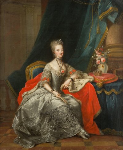 Markgravin Philippine van Brandenburg-Schwedt 1745-1800, Landgravin van Hessen-Kassel, 1774 door Johann Heinrich Tischbein