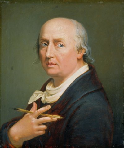 Zelfportret door Johann Heinrich Wilhelm Tischbein