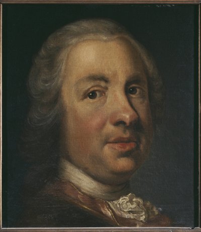 Portret van Charles Emil Lewenhaupt de Oudere, Zweedse generaal door Johann Henrik Scheffel