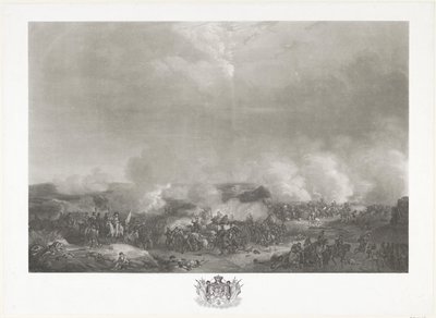 Prins van Oranje in de slag bij Quatre-Bras, 1815 door Johann Hürlimann