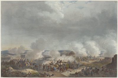 Prins van Oranje in de slag bij Quatre-Bras, 1815 door Johann Hürlimann