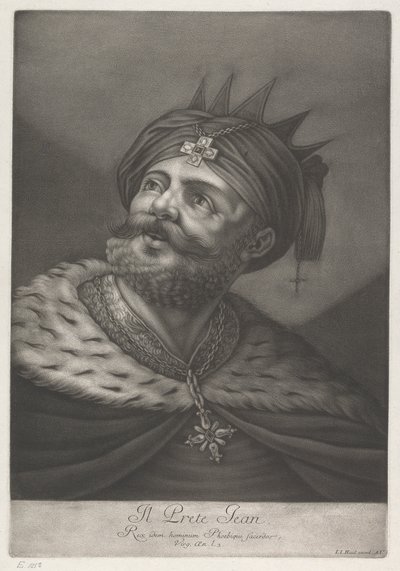 De priester Jean door Johann Jacobus Haid