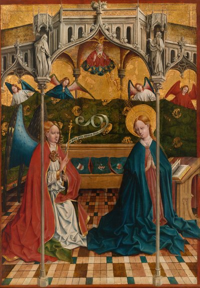 De Annunciatie door Johann Koerbecke