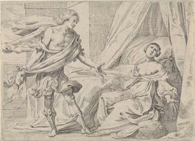 Cephalus maakt zich bekend aan Procris door Johann Liss