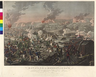 Slag bij Hohenlinden (Linden) op 3 december 1800 door Johann Lorenz Rugendas