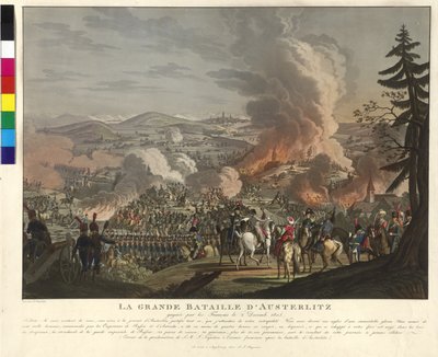 Slag bij Slavkov u Brna op 2 december 1805 door Johann Lorenz Rugendas
