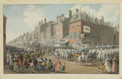Parade van de victualiën door Johann Ludwig Krimmel