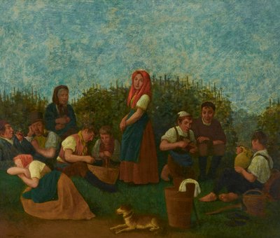 Rust in de Wijngaard (Familie Schreiber) door Johann Michael Neder