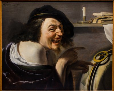 Democritus, ca. 1620 (Olieverf op hout) door Johann Moreelse