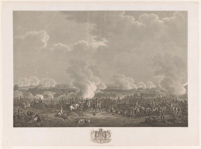 Slag bij Waterloo, 1815 door Johann Nepomuk Gibèle
