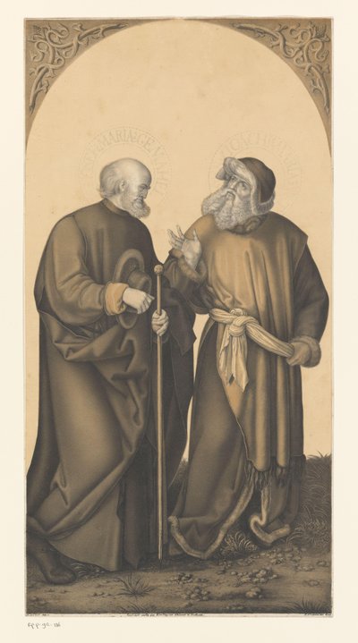 Heilige Jozef en Joachim door Johann Nepomuk Strixner