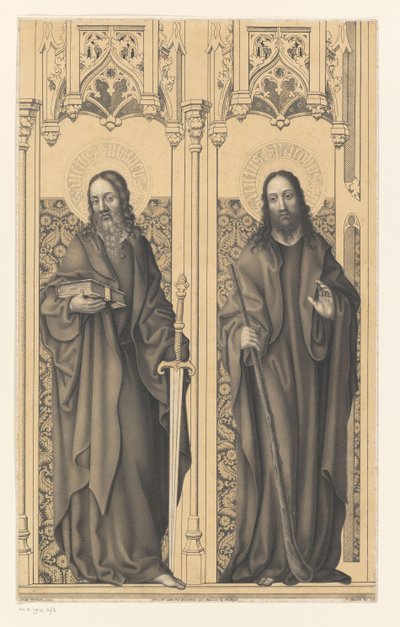 Heilige Mattheus en Jacobus door Johann Nepomuk Strixner