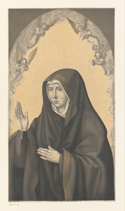 Maria als Mater dolorosa door Johann Nepomuk Strixner