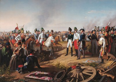 De overwinningsverklaring na de Slag bij Leipzig, 1813 door Johann Peter Krafft