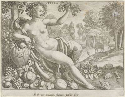 Aarde door Johann Sadeler (I)