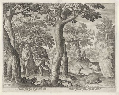 Zondeval door Johann Sadeler (I)