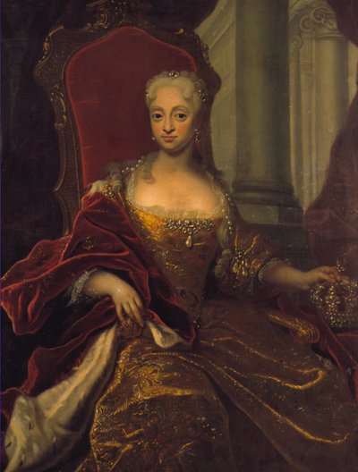 Louisemecklenburgdenmark door Johann Salomon Wahl
