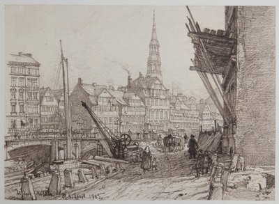 Op Steinwerder 21-05-1882 door Johann Theobald Riefesell