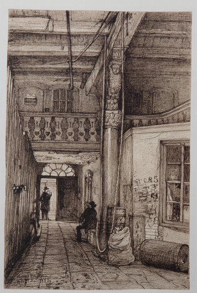 Nieuw muurkozijn 21-05-1885 door Johann Theobald Riefesell