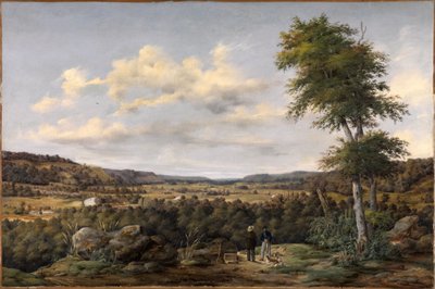 Landschap in België door Johann Wilhelm Schirmer