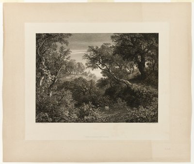 Het grote Duitse landschap door Johann Wilhelm Schirmer