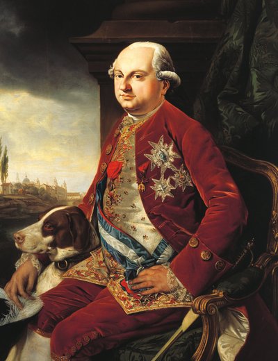 Portret van Ferdinand, hertog van Parma door Johann Zoffany