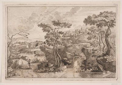 Bergachtig landschap door Johanna Fosie