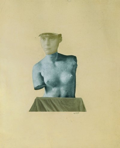 Typische verticale chaos als weergave van de Dada Baargeld door Johannes Baargeld