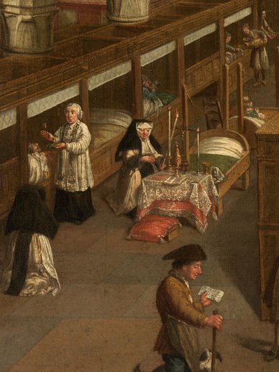 Detail (De Zalmen in het Sint-Janshospitaal) door Johannes Beerblock