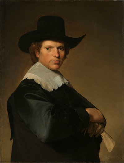 Portret van een man door Johannes Cornelisz. Verspronck