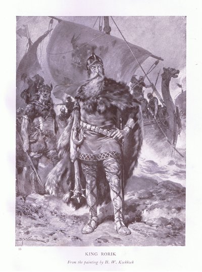 Koning Rorik door Johannes Hermann Barend Koekkoek