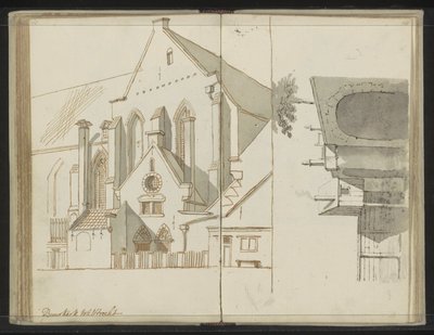 Buurkerk te Utrecht door Johannes Huibert Prins