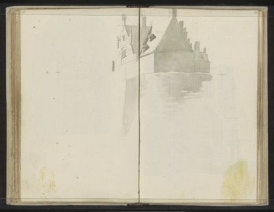 Waterslootse Poort te Delft door Johannes Huibert Prins