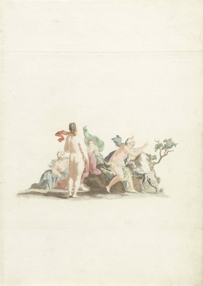 Diana en haar nimfen door Johannes Jacobsz van den Aveele (attributed to)