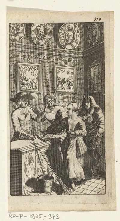 De geveinsde duivel door Johannes Jacobsz van den Aveele
