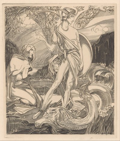 Perseus en Andromeda door Johannes Josephus Aarts