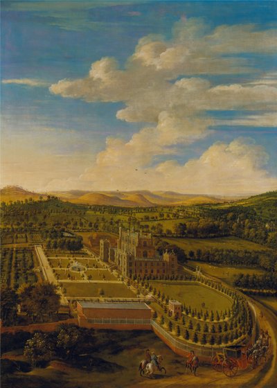 Wollaton Hall en Park, Nottinghamshire door Johannes Siberechts