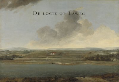 Handelsposten van de Nederlandse Oost-Indische Compagnie in Lawec, Cambodja door Johannes Vinckeboons