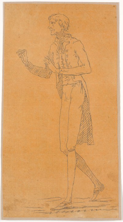 Portret van Abildgaard? Kalk door Johannes Wiedewelt