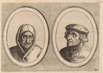"Aecht Sonder-Ziel" en "Heertje Al-te-mooy" door Johannes and Lucas van Doetechum after Pieter Bruegel the Elder