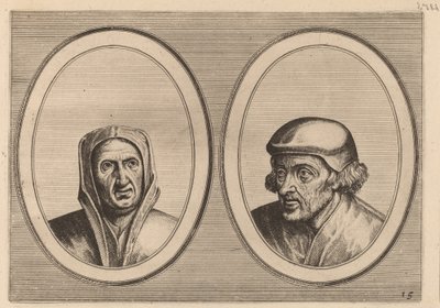 "Beveynsde Hil" en "Listighe Jorden" door Johannes and Lucas van Doetechum after Pieter Bruegel the Elder