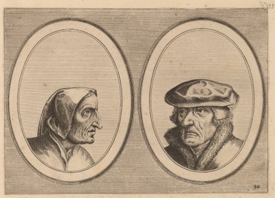 "Buyltje On-versaed" en "Waerner Altijdt-meer" door Johannes and Lucas van Doetechum after Pieter Bruegel the Elder