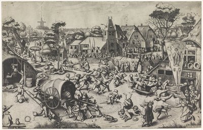 Kermis van Sint Joris door Johannes of Lucas van Doetechum
