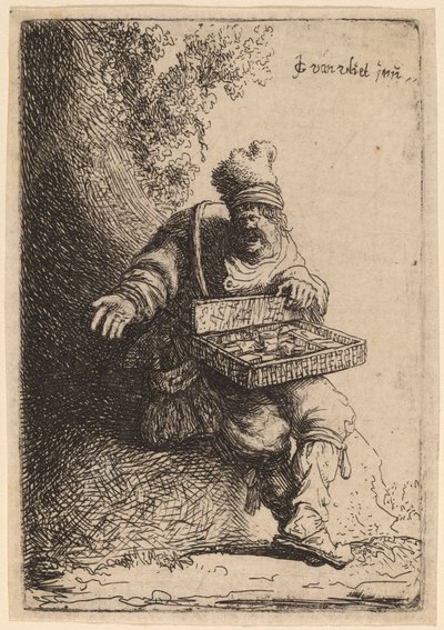 De marskramer door Johannes van Vliet