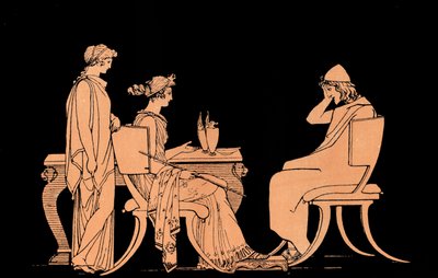 Homerus De Odyssee. door John (after) Flaxman