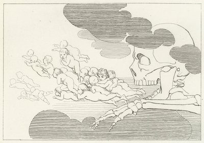 Limbo, Louteringsberg, Canto 7 door John (after) Flaxman