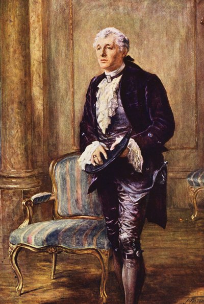 Portret van Sir Charles Wyndham, als David Garrick door John (after) Pettie